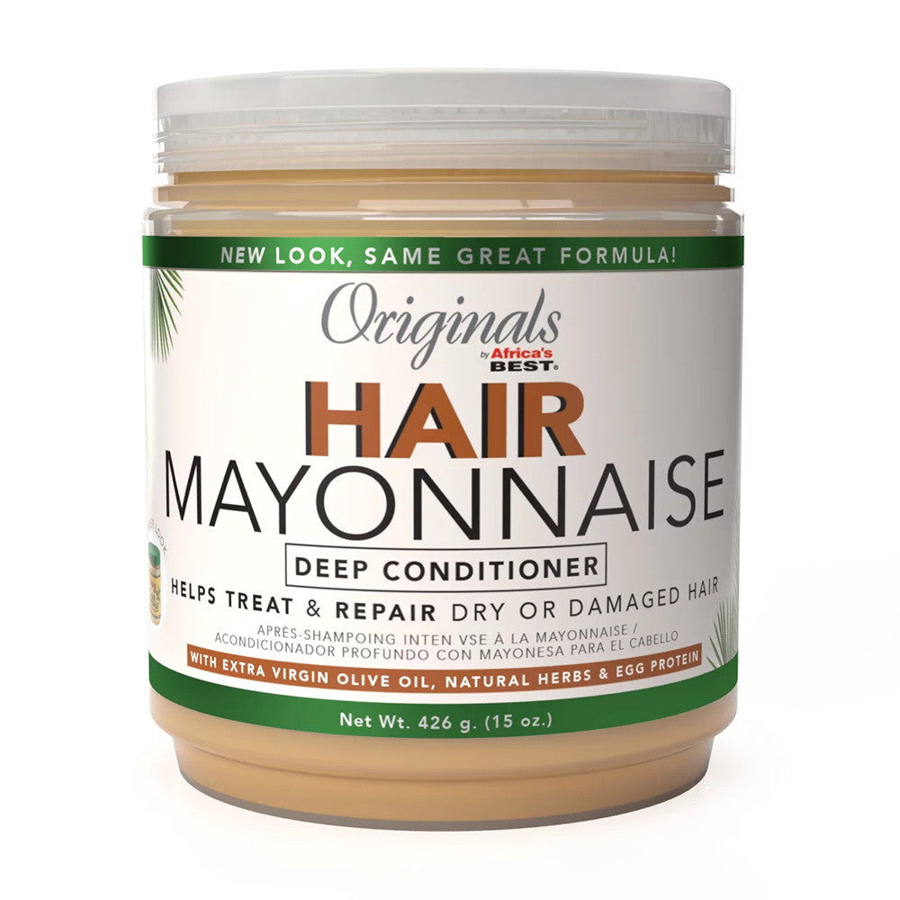 Africas Best Origanics Hair Mayonnaise Deep Conditioner, 15 Oz
